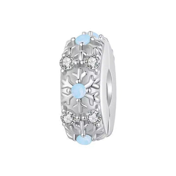 Eisblumen Charm Clipper aus 925 Sterling-Silber – Charmerie