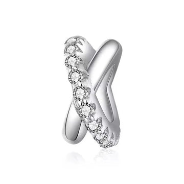 Kleiner Silber Ringe Charm – Zwischenelement für Charm Armband aus 925 Sterling-Silber – Charmerie