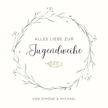 Alles Liebe zur Jugendweihe
