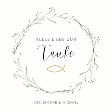Alles Liebe zur Taufe