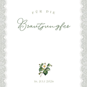 Für die Brautjungfer